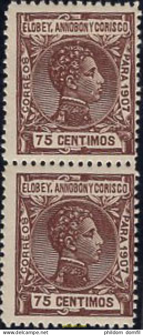 665883 MNH ESPAÑA 1907 ALFONSO XIII - Nuovi