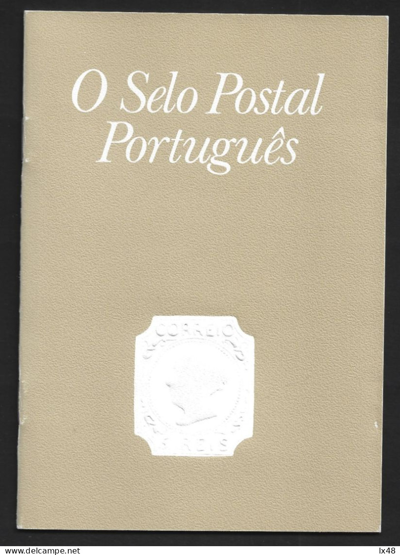 Pocket Book (15x11cm) 'The Portuguese Postage Stamp' With 20 Pages Published 1986. Livro De Bolso 'O Selo Postal Portugu - Old Books