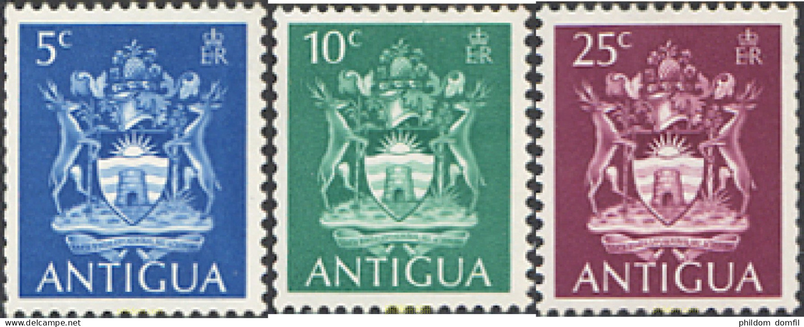 282722 MNH ANTIGUA 1970 SERIE BASICA - Other & Unclassified