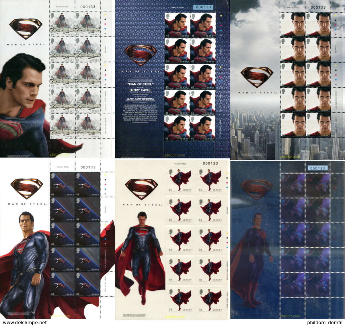 302726 MNH JERSEY 2013 SUPERMAN - Jersey