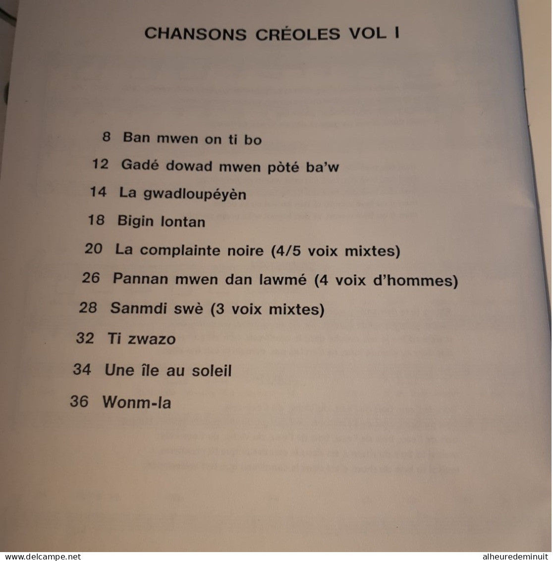 10 Chansons Créoles"Trussardi"vol 1"Martinique"GUADELOUPE"Biguine"la Complainte Noire"BAN MWEN ON TI BO - Outre-Mer