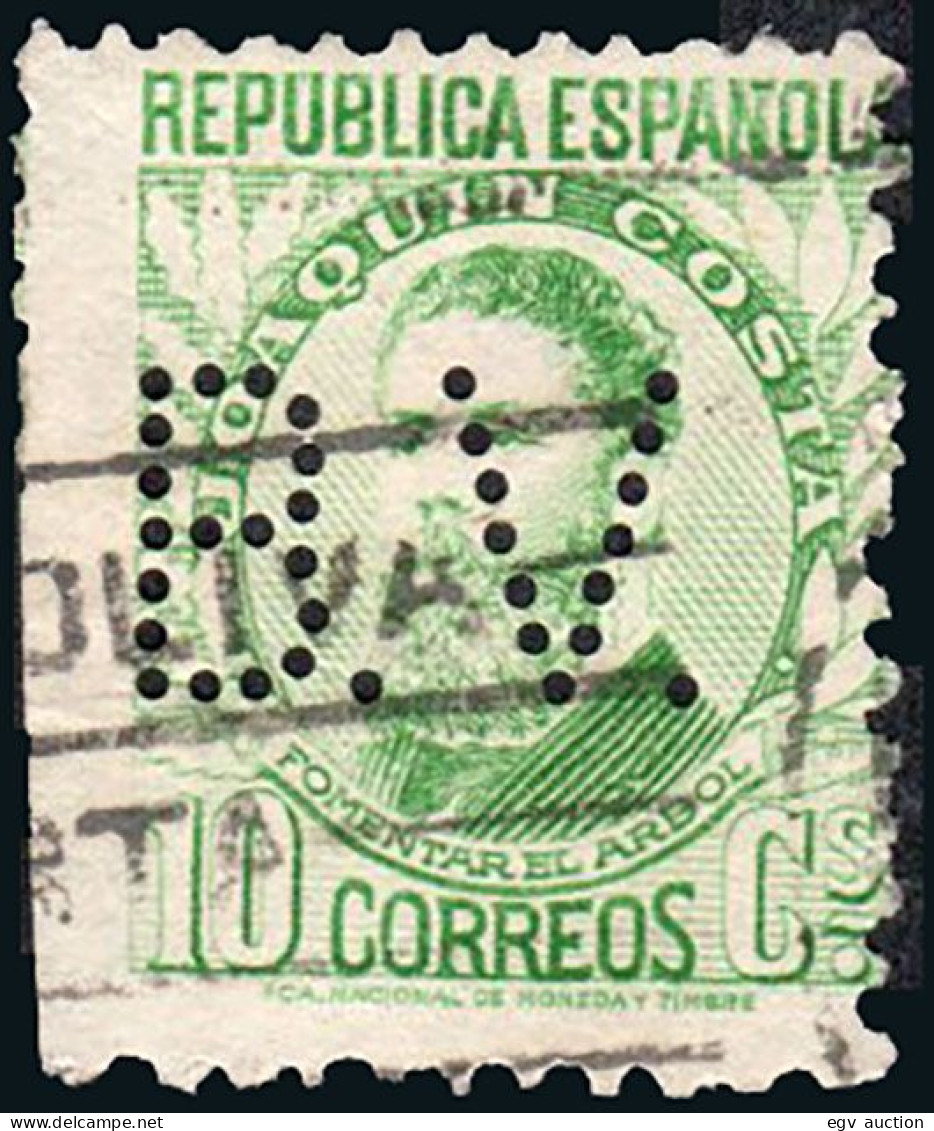 Madrid - Perforado - Edi O 664 - "B.V." (Banco) - Used Stamps