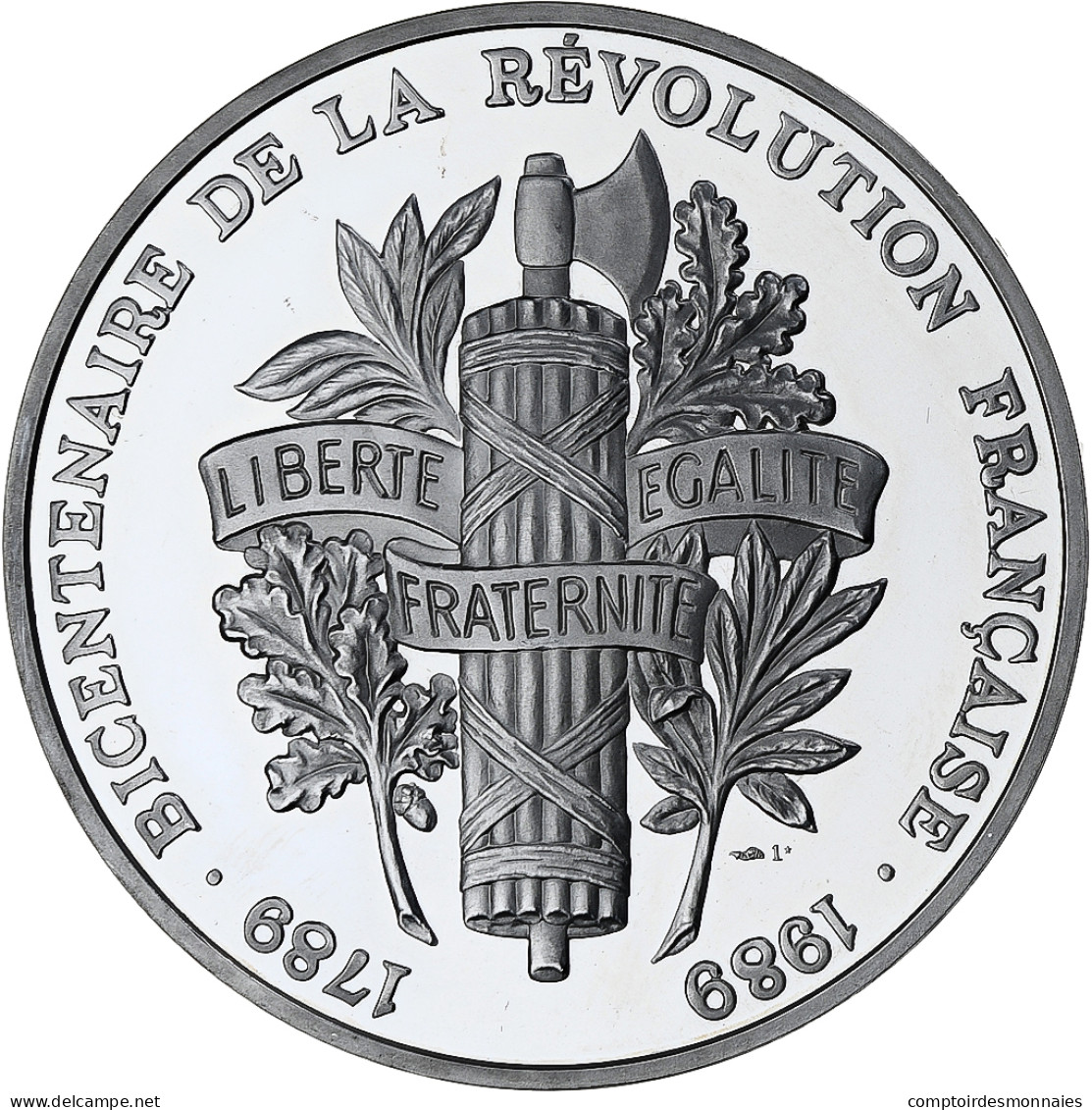 France, Médaille, Couronnement De Napoléon Ier Et Joséphine, 1989, Argent - Sonstige & Ohne Zuordnung