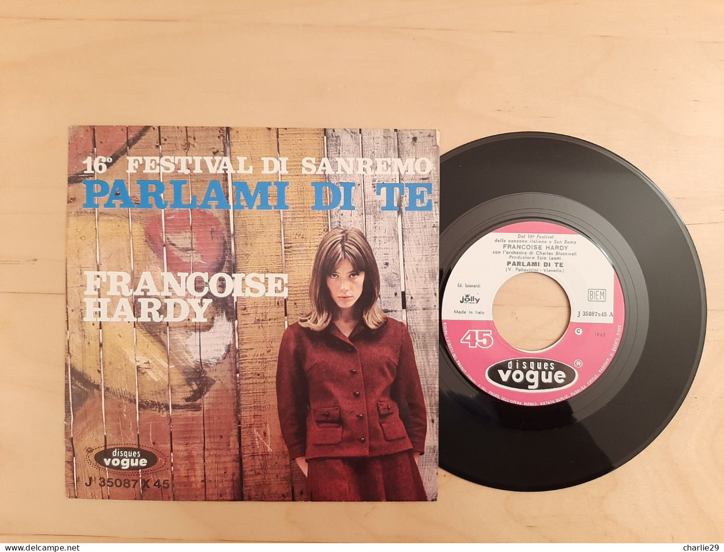 Francoise Hardy - Parlami Di Te - 45 Giri - Anno 1962 - Sonstige - Italienische Musik