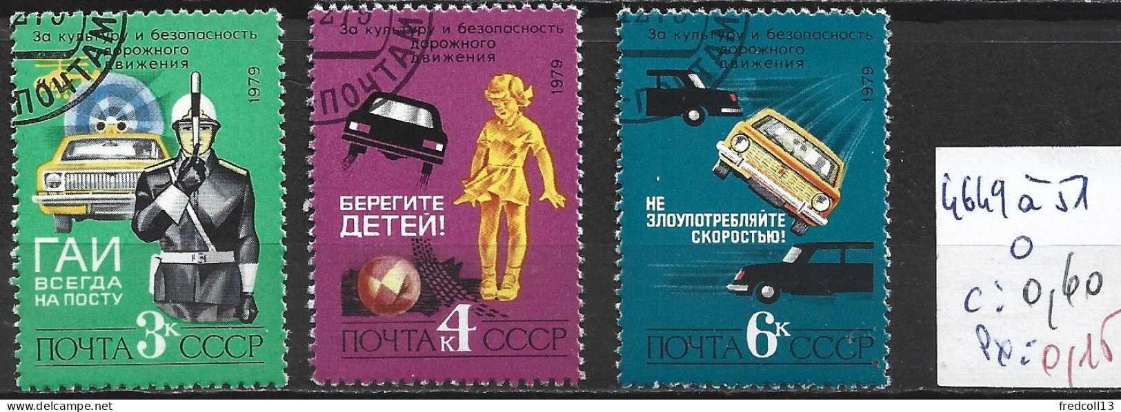 RUSSIE 4649 à 51 Oblitérés Côte 0.60 € - Used Stamps
