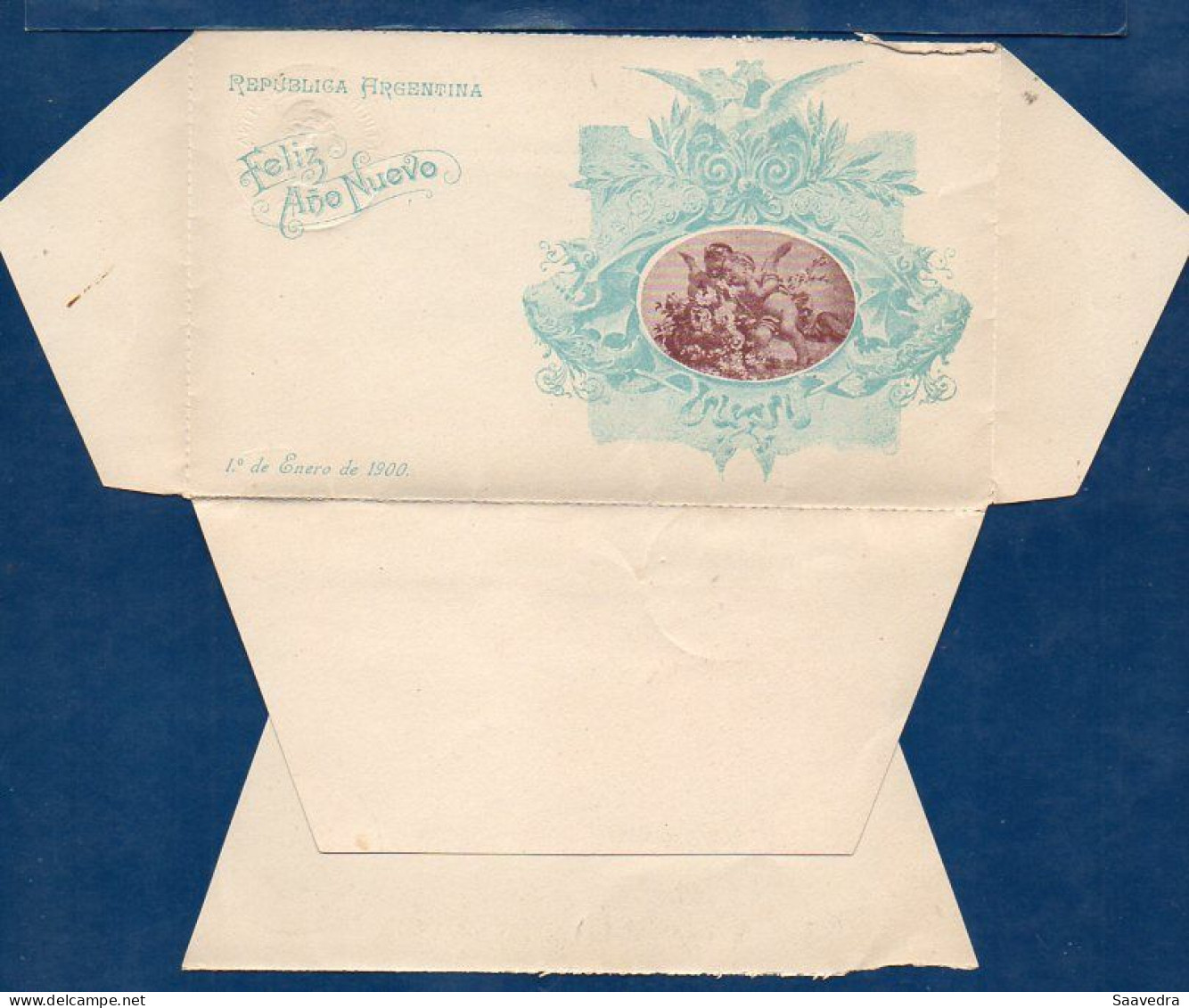 Argentina To Germany, 1900, Uprated Postal Stationery   (010) - Postwaardestukken