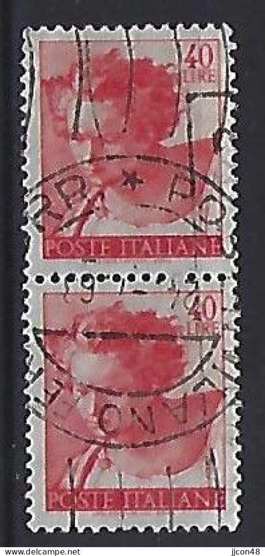 Italy 1961  Fresko Von Sixtinischen Kapelle Im Vatikan  (o) Mi.1088 - 1961-70: Usados