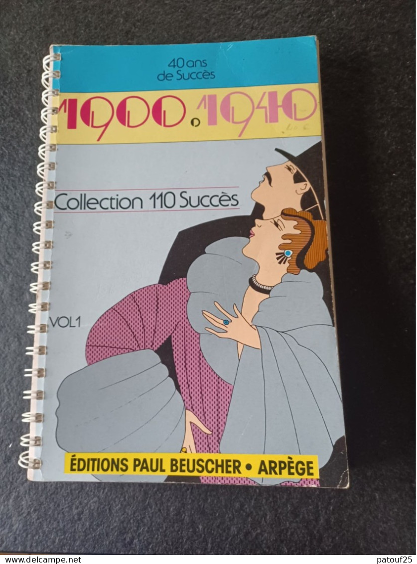 Recueil 40 Ans De Succès 1900 A 1940 Paul Beuscher Volume 1 - Otros & Sin Clasificación