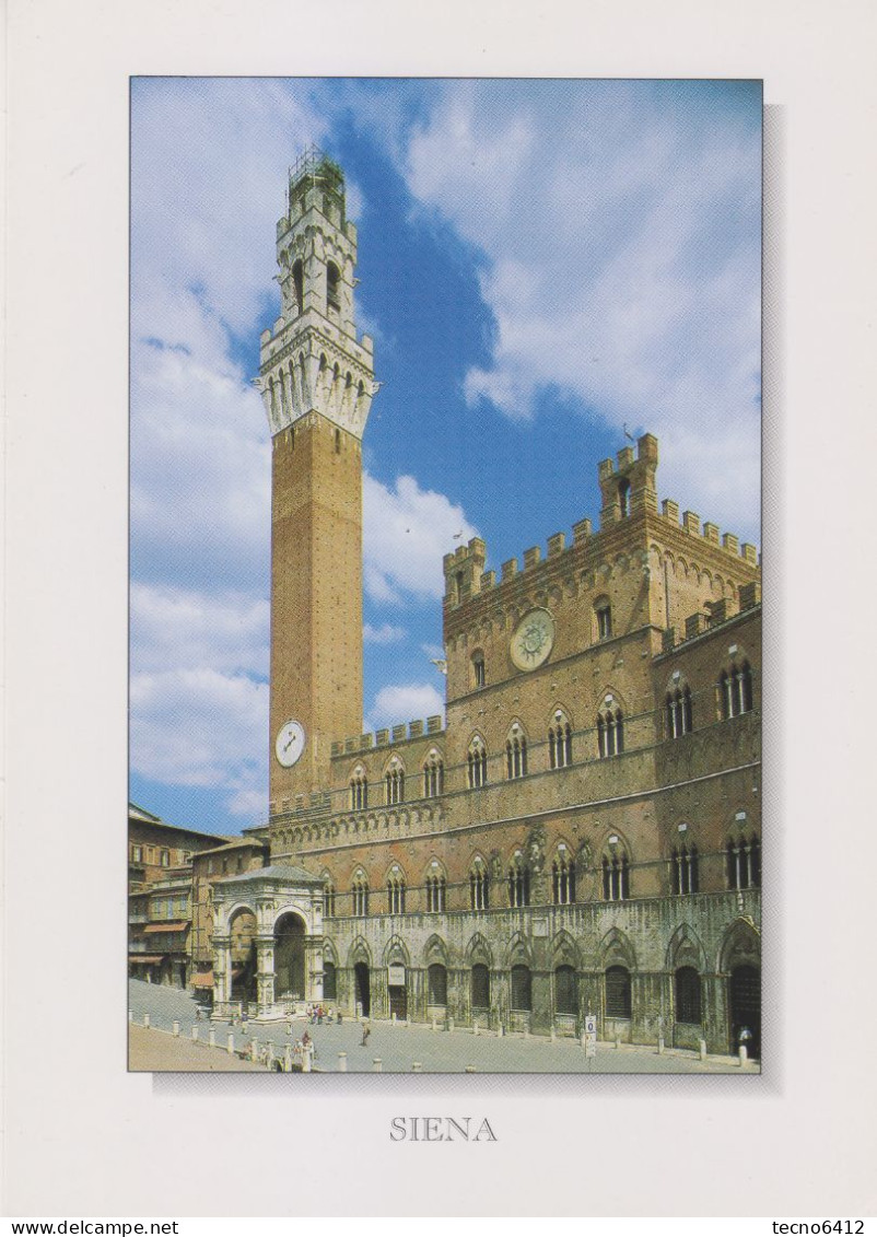 Siena - Il Palazzo Pubblico E La Torre Del Mangia - Non Viaggiata - Siena