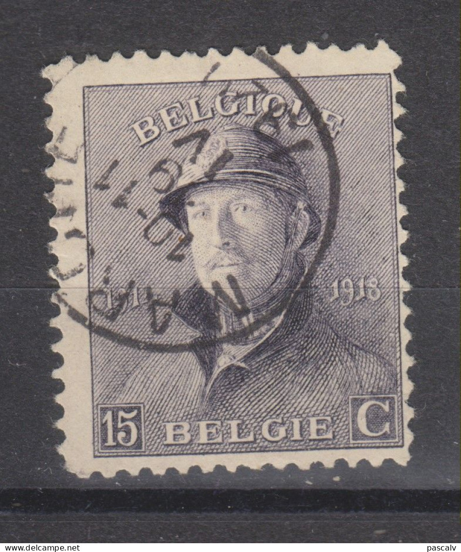 COB 169 Oblitération Centrale MARCHE - 1919-1920 Albert Met Helm