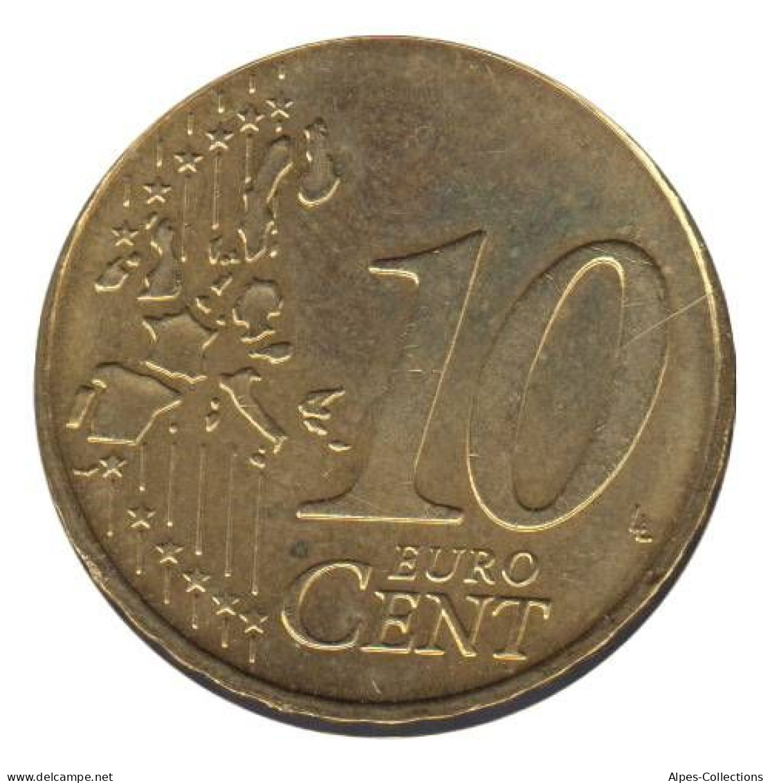 AL01002.1F - ALLEMAGNE - 10 Cents D'euro - 2002 F - Germany