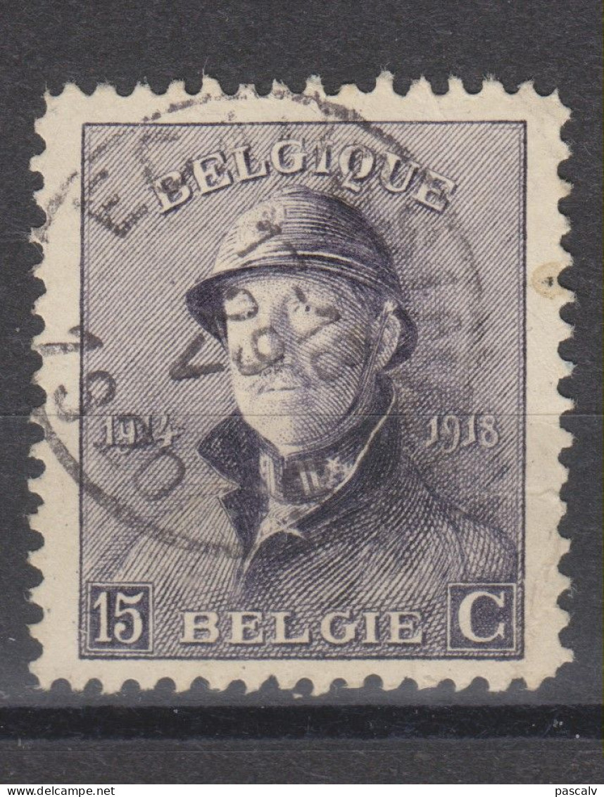 COB 169 Oblitération Centrale ECAUSSINNES - 1919-1920 Roi Casqué