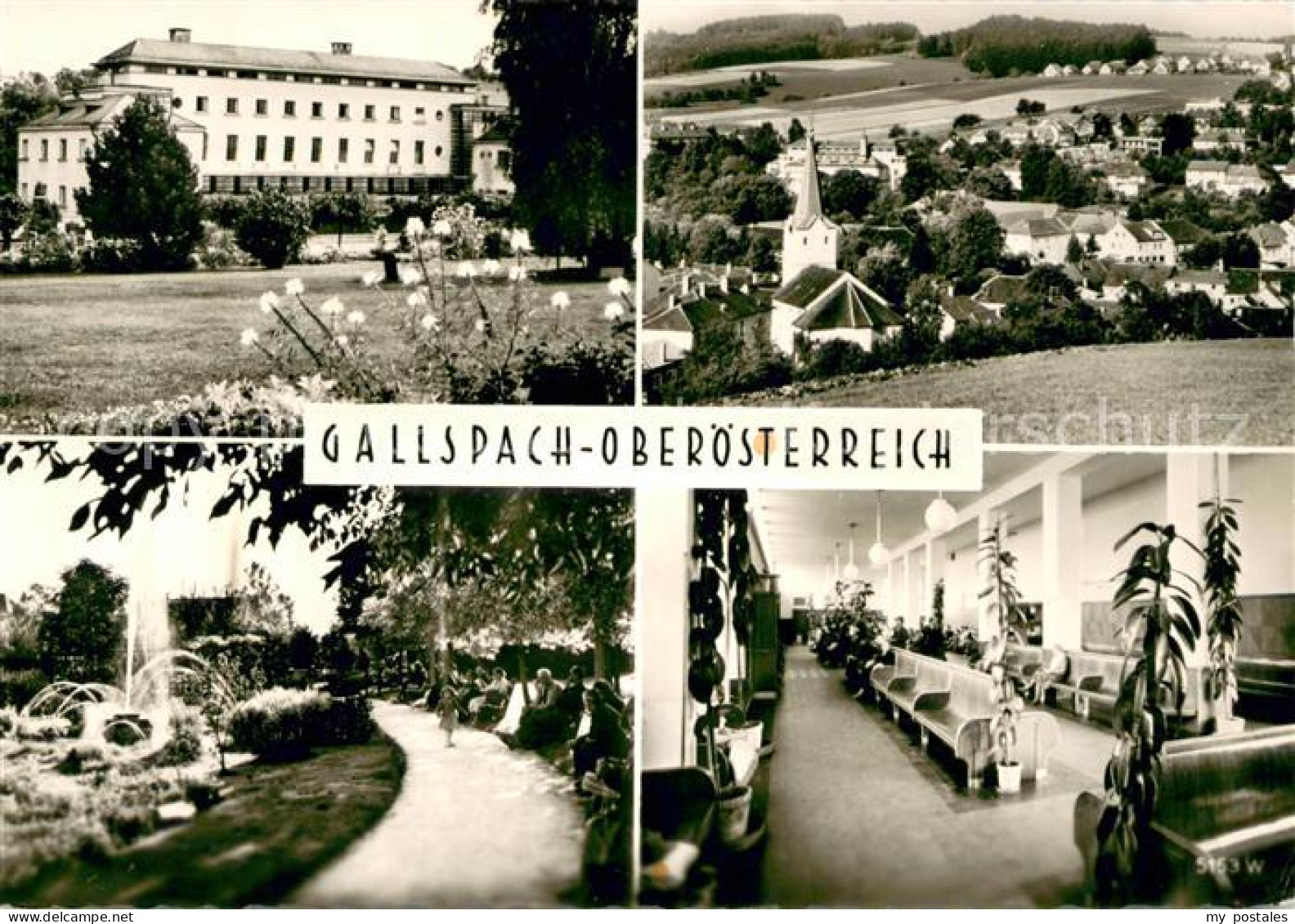 73641502 Gallspach Ortsansicht Mit Kirche Zeileis Institut Gallspach - Autres & Non Classés