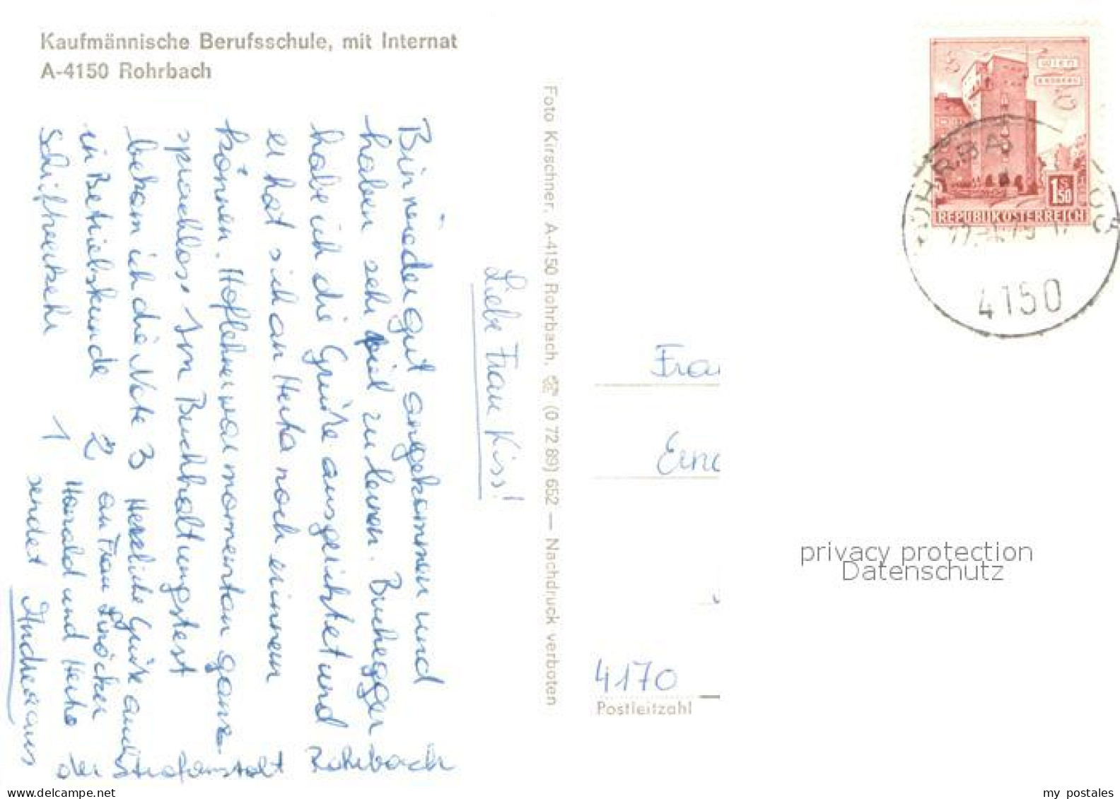 73641495 Rohrbach Oberoesterreich Kaufmaennische Berufsschule Internat Rohrbach  - Autres & Non Classés