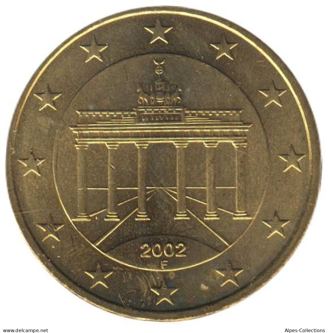 AL05002.1F - ALLEMAGNE - 50 Cents D'euro - 2002 F - Allemagne