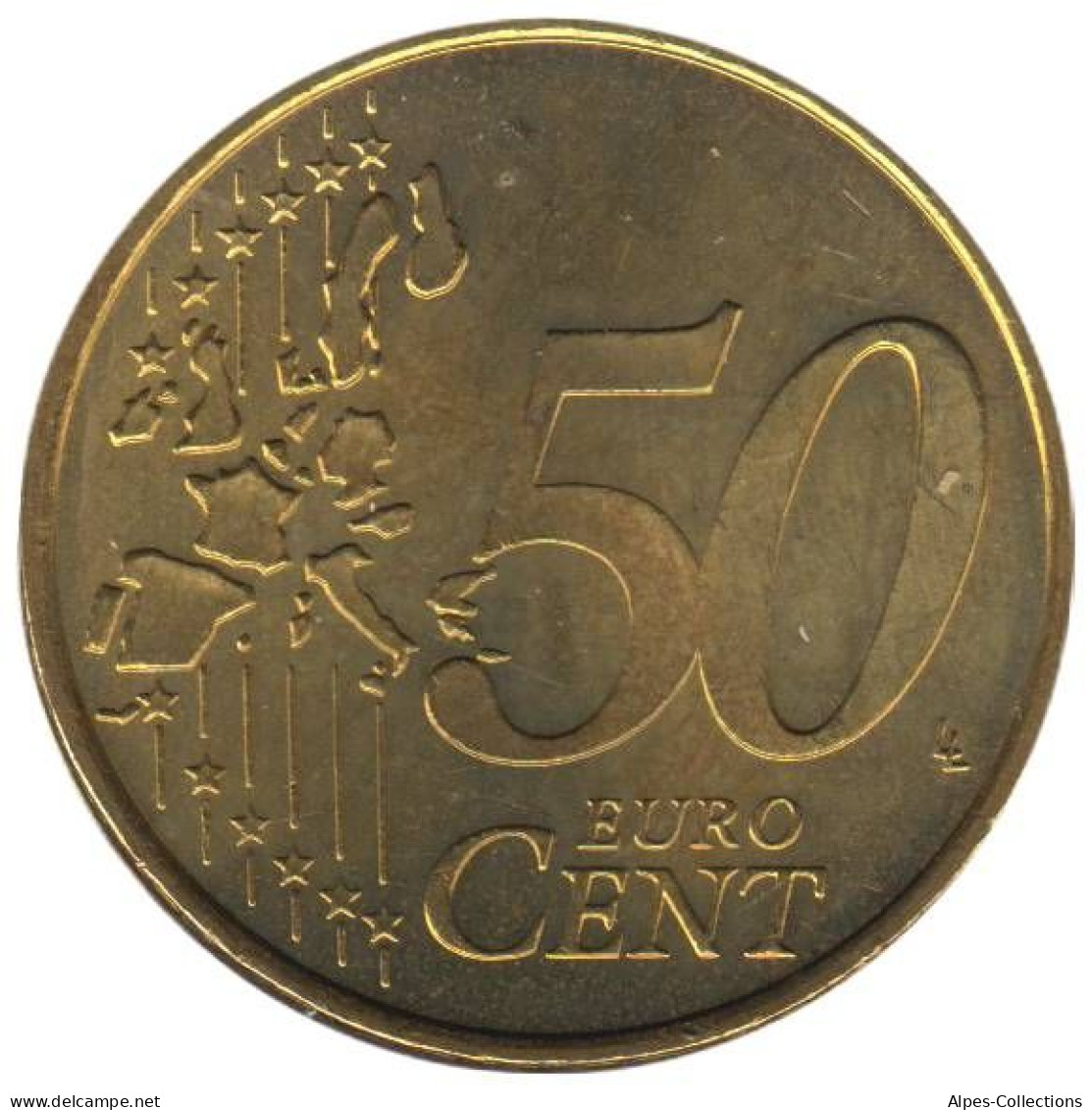 AL05002.1F - ALLEMAGNE - 50 Cents D'euro - 2002 F - Germany