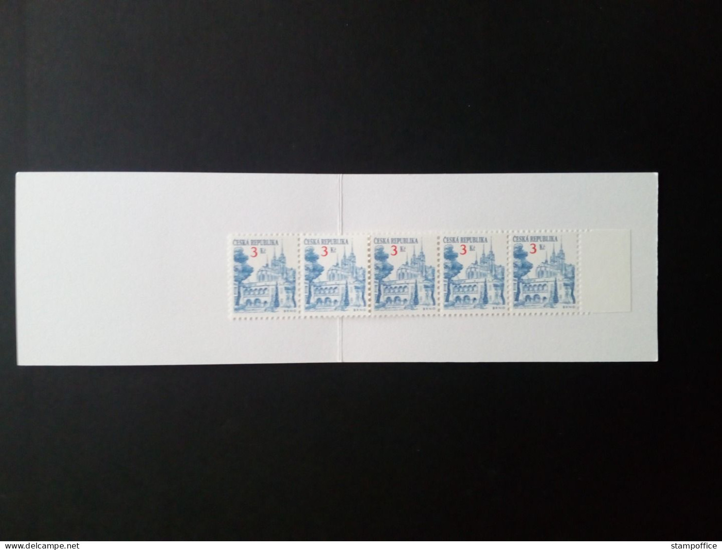 TSCHECHISCHE REPUBLIK MH 9 I MIT 5 X MI-NR. 35 POSTFRISCH(MINT) STÄDTE 1994 BRÜNN - Unused Stamps