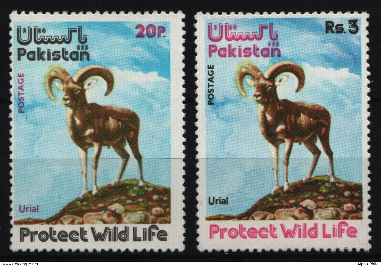 Pakistan 1975 - Mi-Nr. 396-397 ** - MNH - Wildtiere / Wild Animals - Pakistan
