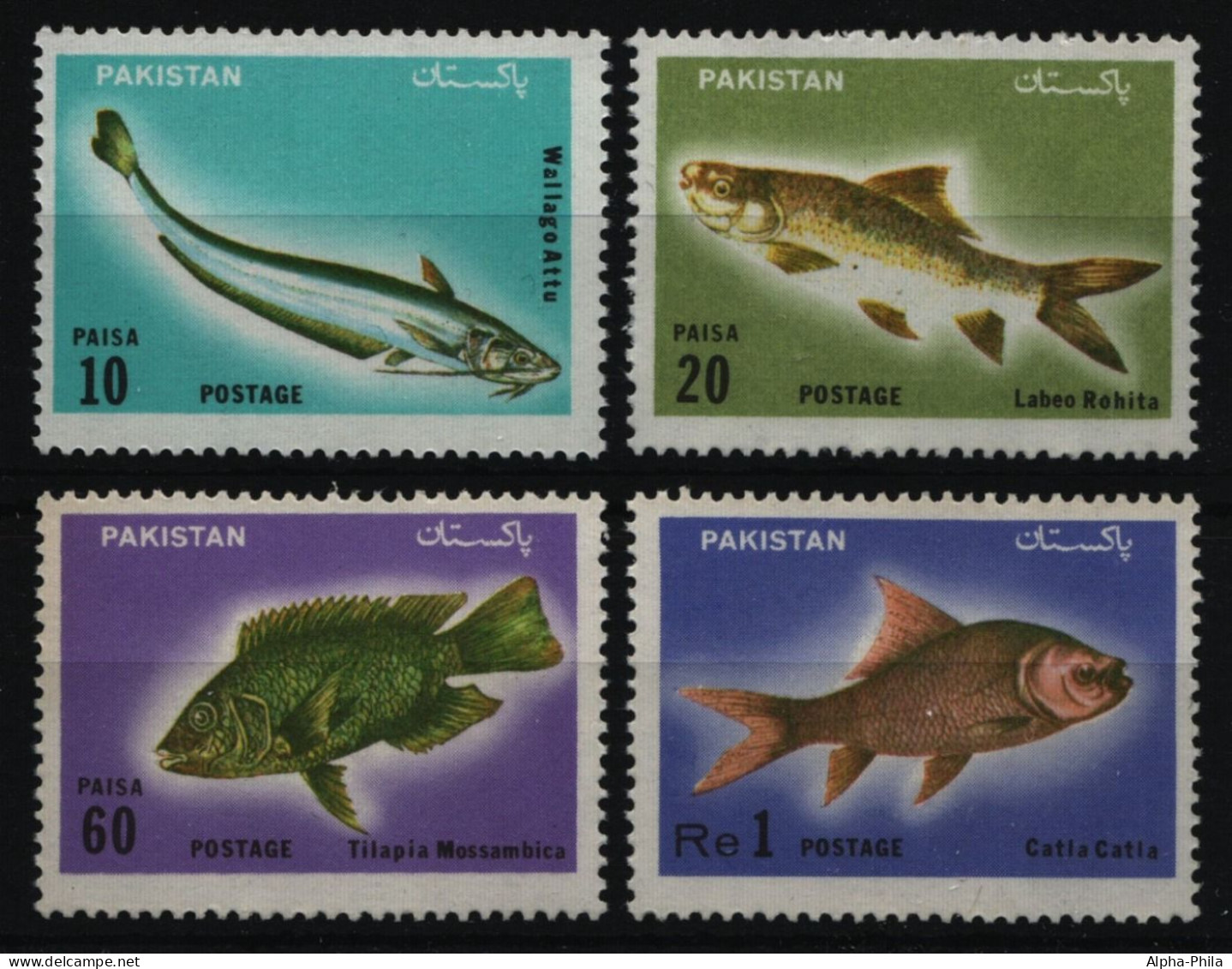 Pakistan 1973 - Mi-Nr. 351-354 ** - MNH - Fische / Fish - Pakistan