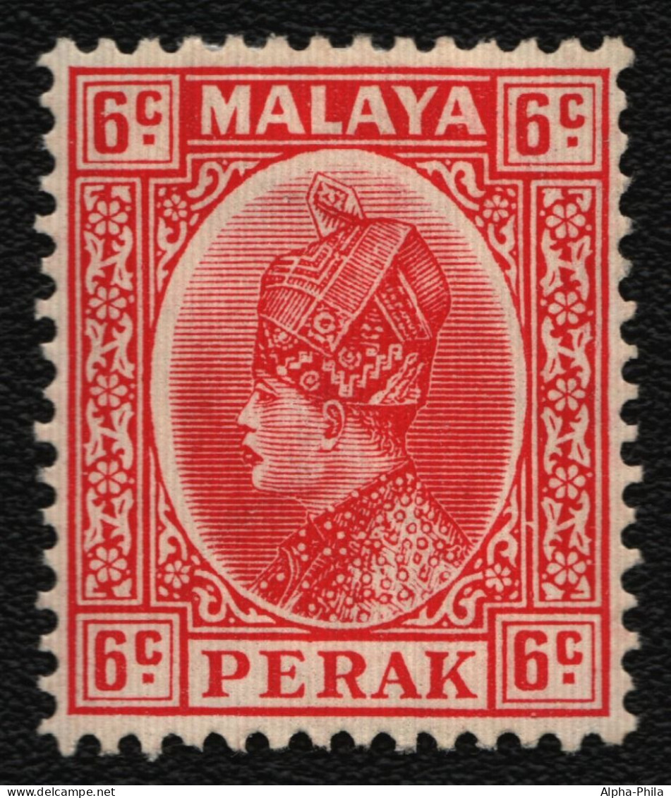 Malaya - Perak 1937 - Mi-Nr. 45 * - MH - Sultan Iskandar - Perak