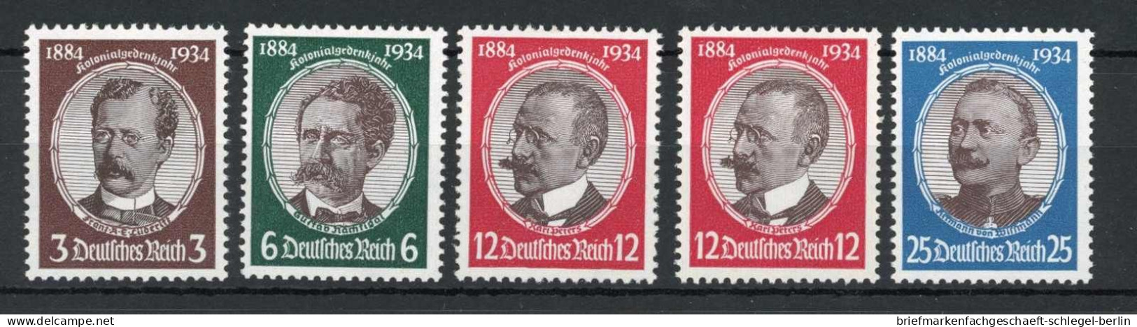 Deutsches Reich, 1934, 540-41, 542 X+y, 543, Postfrisch - Sonstige & Ohne Zuordnung