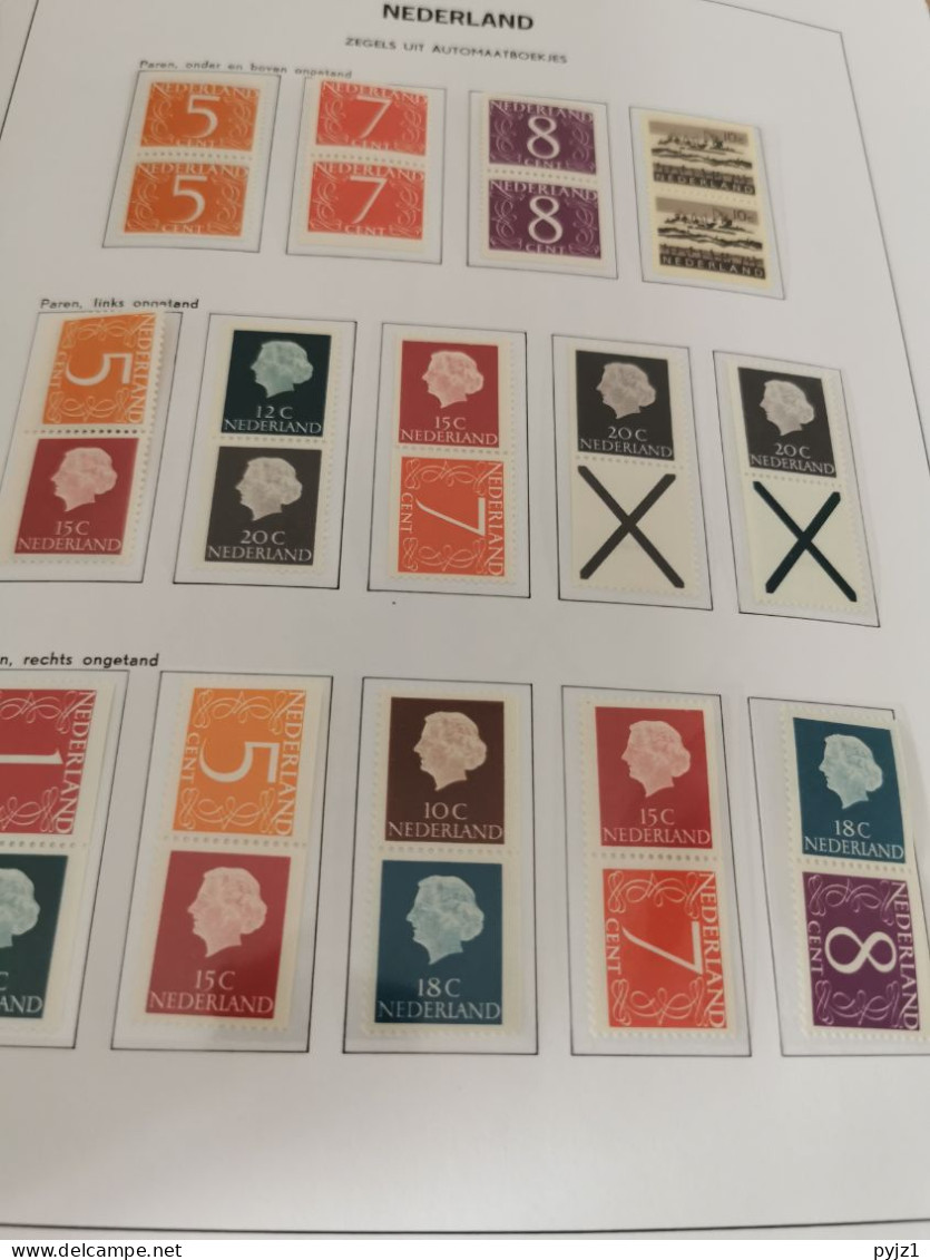 Netherlands Stamps And Se-tenant From Booklets - Colecciones (en álbumes)