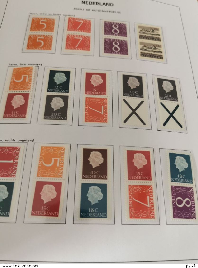 Netherlands Stamps And Se-tenant From Booklets - Collections (with Albums)