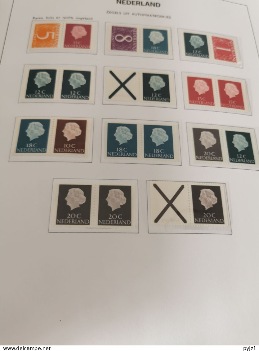 Netherlands Stamps And Se-tenant From Booklets - Collections (en Albums)