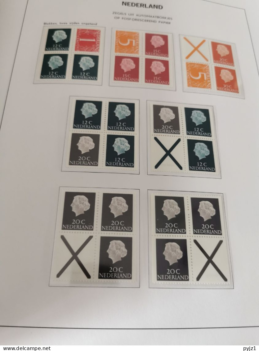 Netherlands stamps and se-tenant from booklets