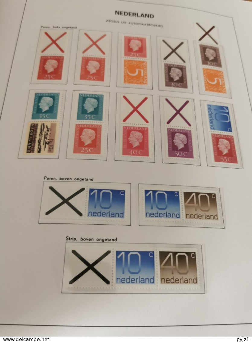 Netherlands stamps and se-tenant from booklets