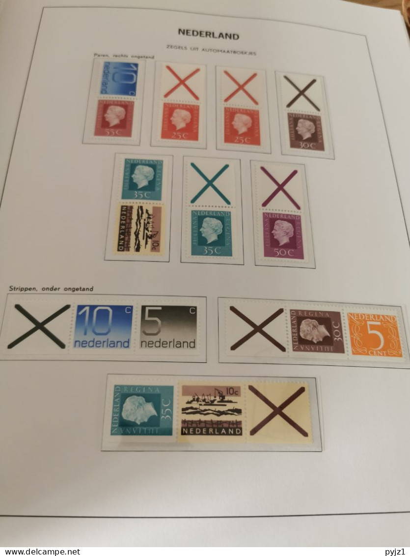 Netherlands stamps and se-tenant from booklets