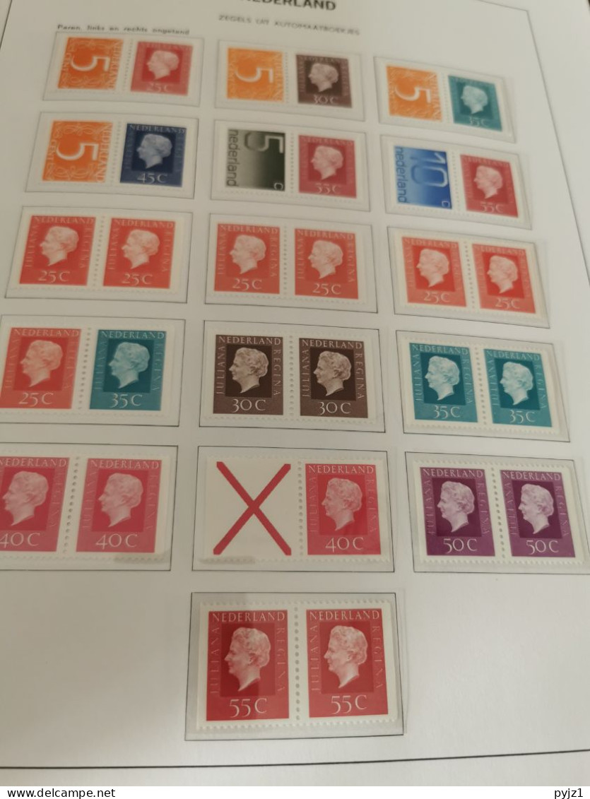 Netherlands stamps and se-tenant from booklets