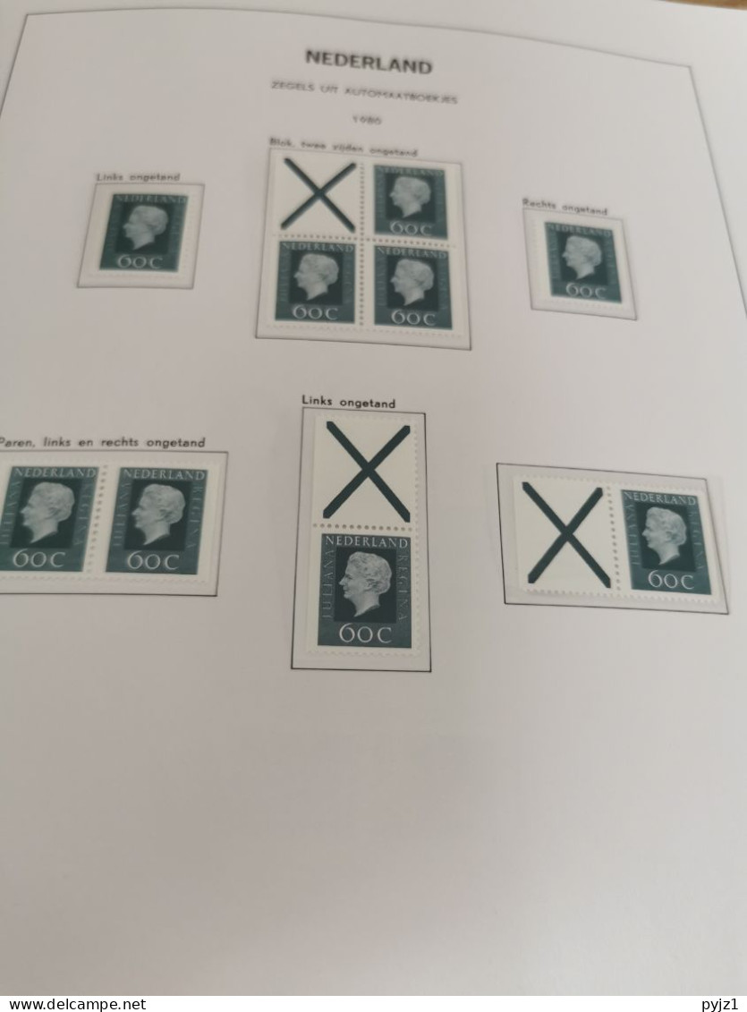 Netherlands stamps and se-tenant from booklets