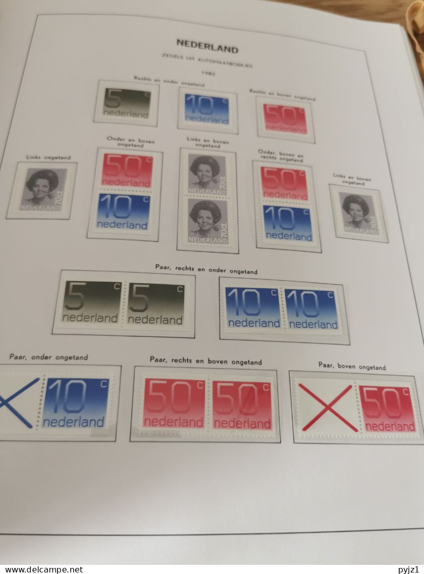 Netherlands stamps and se-tenant from booklets