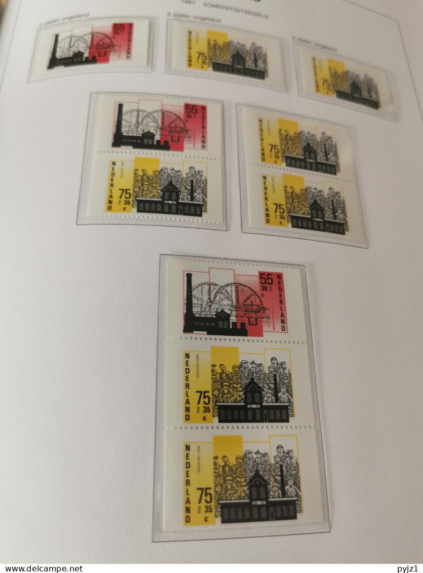 Netherlands stamps and se-tenant from booklets