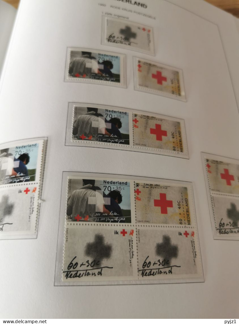 Netherlands stamps and se-tenant from booklets