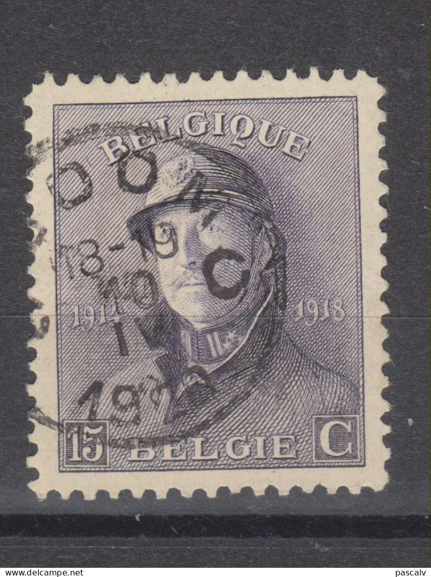 COB 169 Oblitération Centrale BOOM C - 1919-1920  Re Con Casco