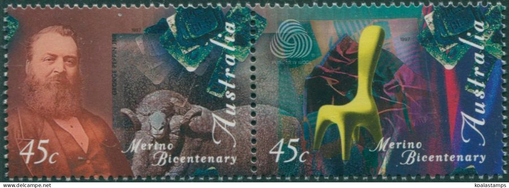 Australia 1997 SG1702-1703 Merino Bicentenary Set Pair MNH - Sonstige & Ohne Zuordnung