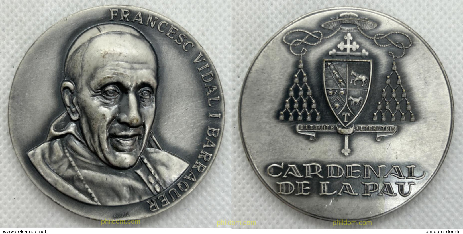 MEDALLA CARDENAL DE LA PAU . FRANCESC VIDAL I BARRAQUER - Non Classificati