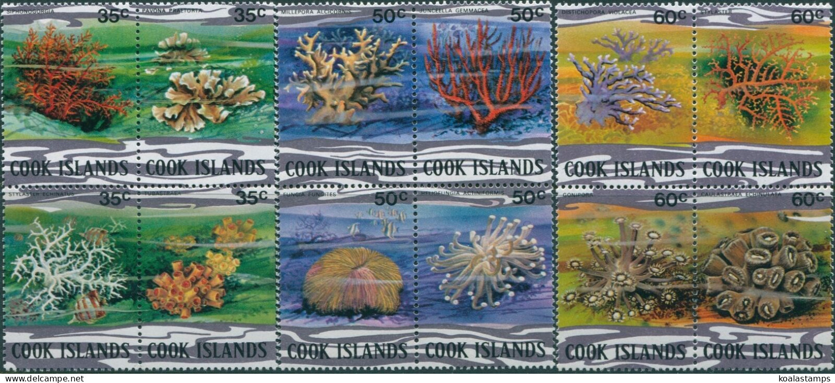 Cook Islands 1980 SG761-772 Corals 35c To 60c MNH - Cookeilanden