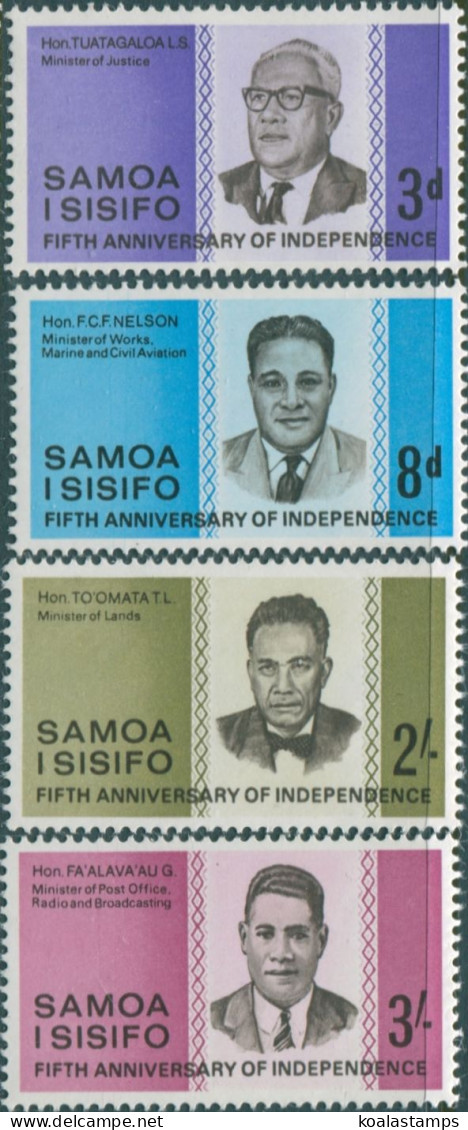 Samoa 1967 SG274-277 Independence Set MNH - Samoa