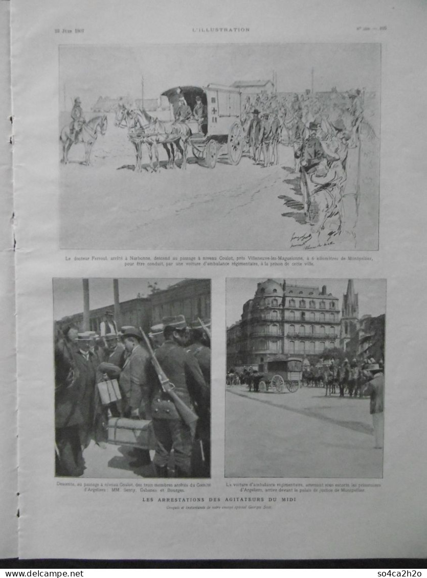 L'ILLUSTRATION N°3356 22/06/1907 Les Dernières Découvertes De La Planète Mars, Le Chemin De Fer De La Schlucht - L'Illustration