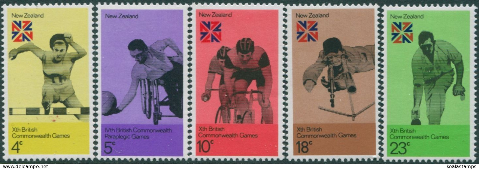 New Zealand 1974 SG1041-1045 Commonwealth Games Set MNH - Andere & Zonder Classificatie