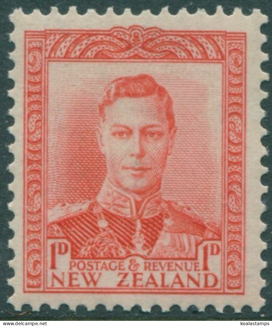 New Zealand 1938 SG605 1d Scarlet KGVI MLH - Autres & Non Classés