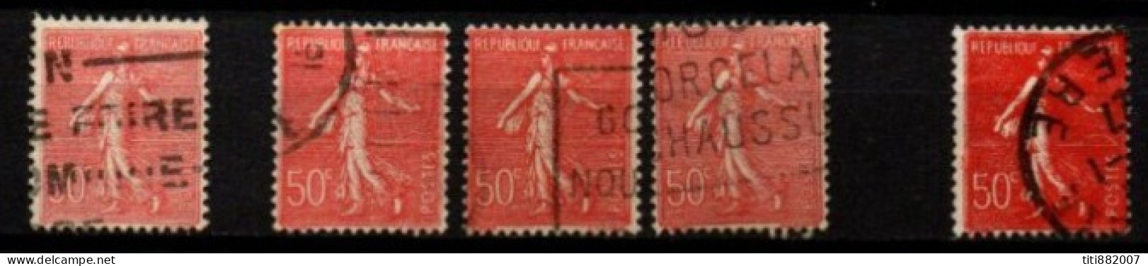 FRANCE    -   1924 .   Y&T N° 199 Oblitérés  .nuances - Used Stamps