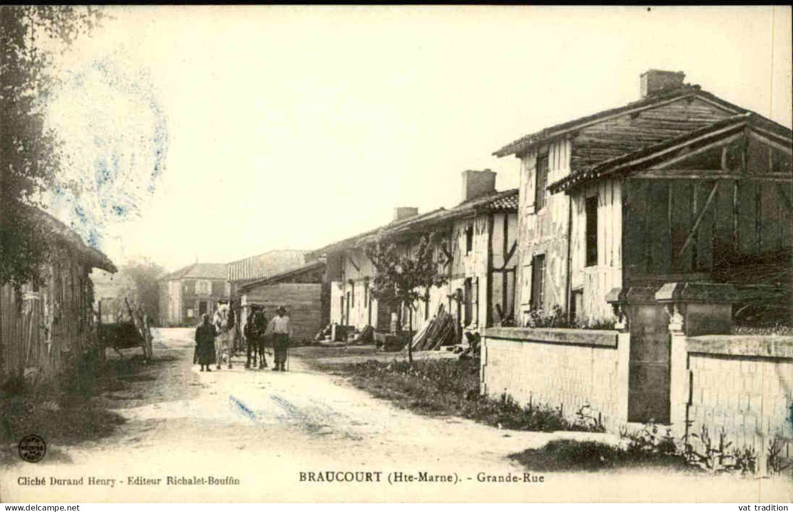 FRANCE - Carte Postale - Braucourt - La Grande Rue - L 152154 - Autres & Non Classés