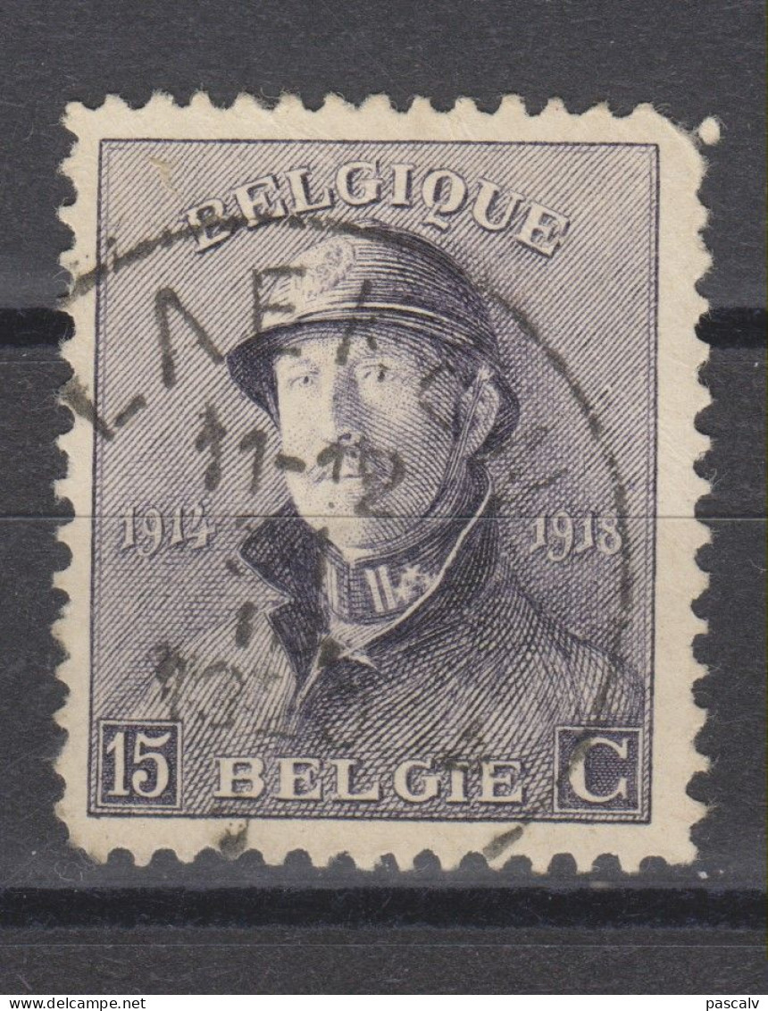 COB 169 Oblitération Centrale LAEKEN - 1919-1920 Albert Met Helm