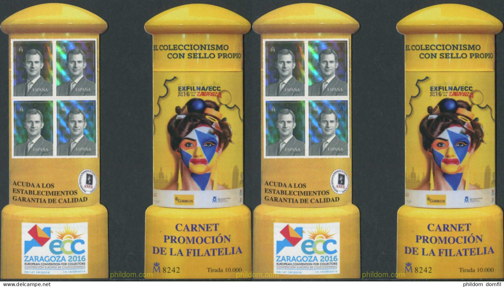 363203 MNH ESPAÑA 2016 PROMOCION FILATELICA - Unused Stamps