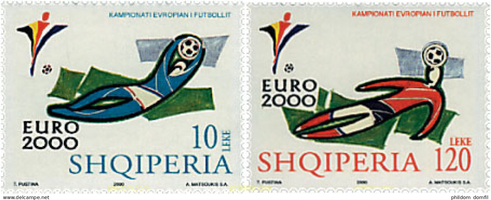78810 MNH ALBANIA 2000 EURO 2000. COPA DE EUROPA DE FUTBOL - Albanien