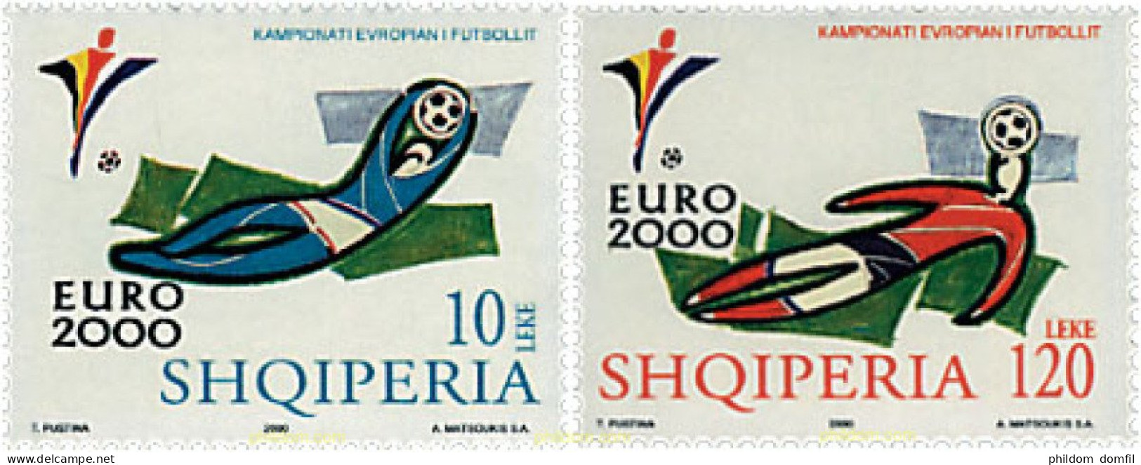 78810 MNH ALBANIA 2000 EURO 2000. COPA DE EUROPA DE FUTBOL - Albanie